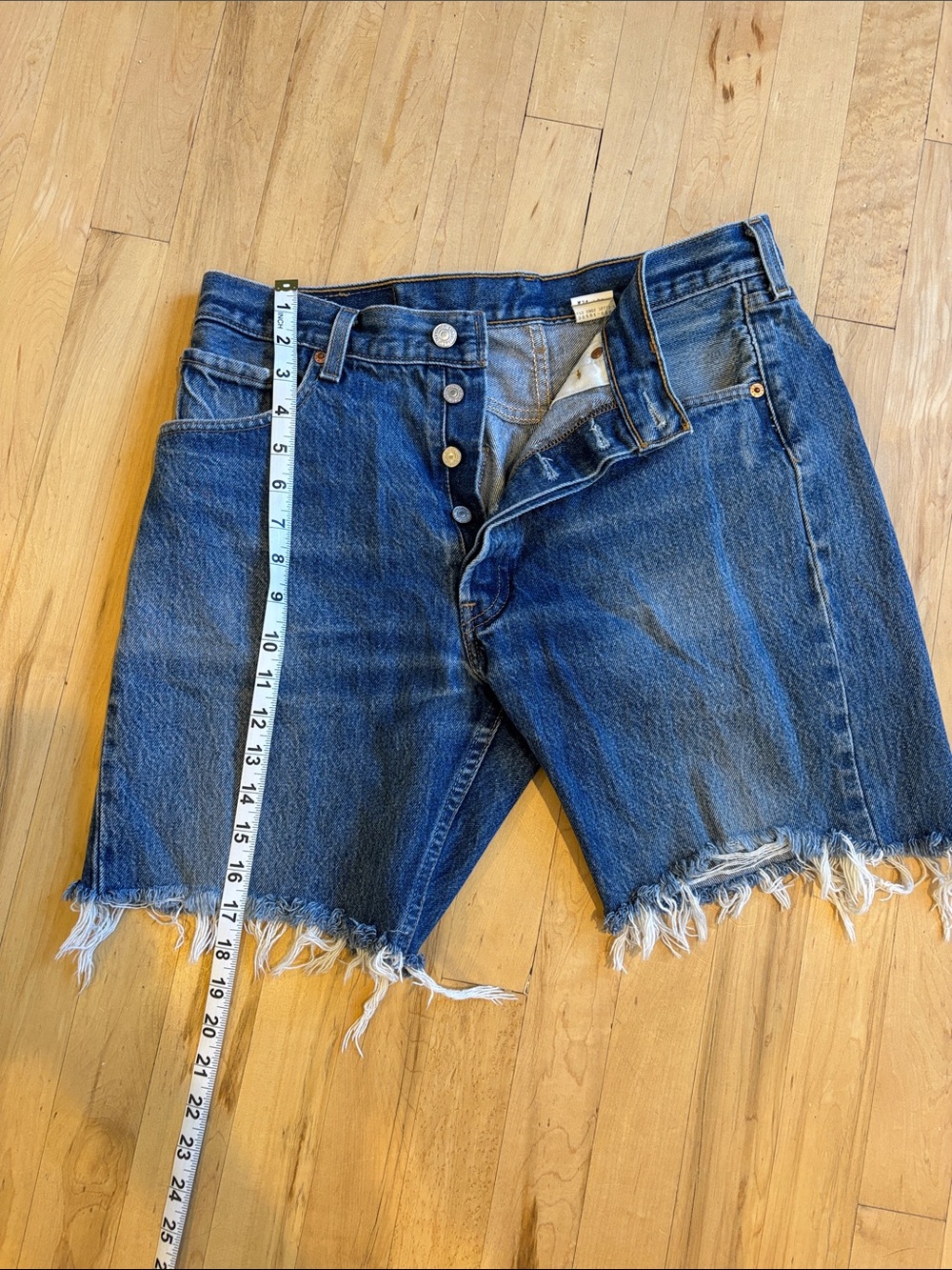 Vintage Levi 501 butterfly cutoffs
